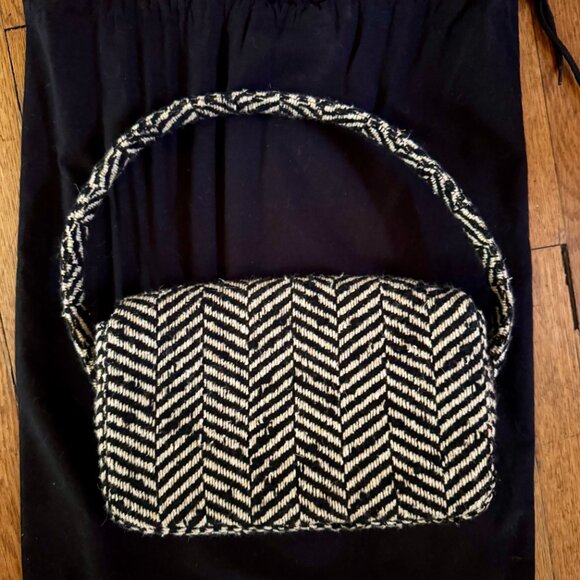 Anine Bing Nico Purse / Handbag - Fishbone / Herringbone (new w/o tags attached) - Picture 3 of 6